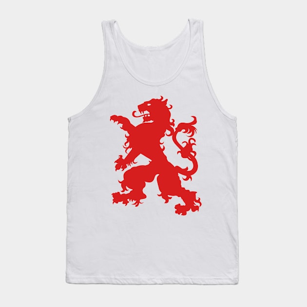 Amsterdam Holland Coat of Arms Tank Top by PoizonBrand